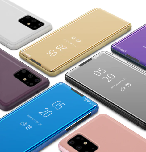 Mirror Leather Case for Phone Protection Cover